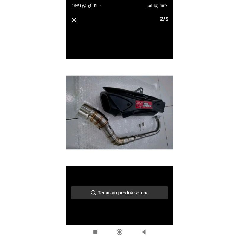 knalpot R9 misano untuk nmax/pcx/vario/beat/aerox/lexy dll