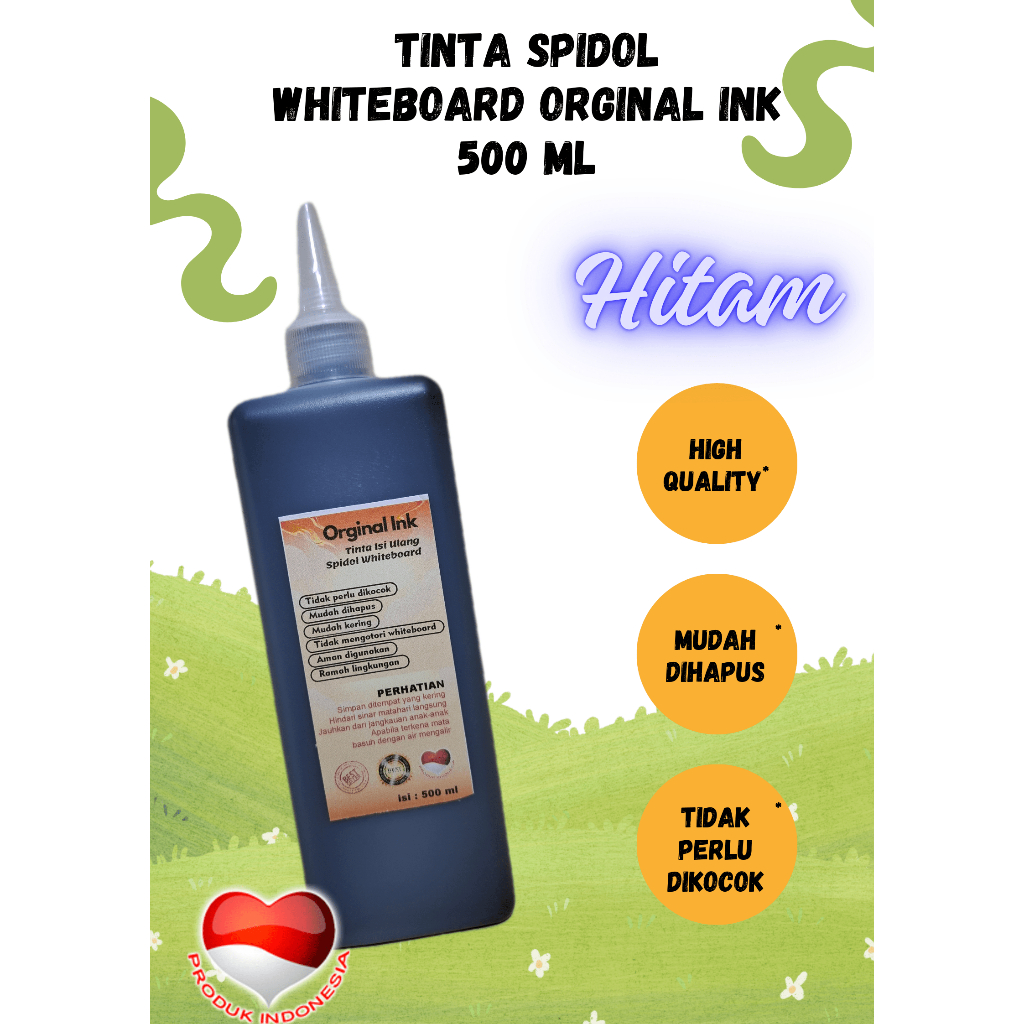 

Tinta Spidol Whiteboard Orginal Ink Tinta Isi Ulang Spidol Orginal Ink 500 ml