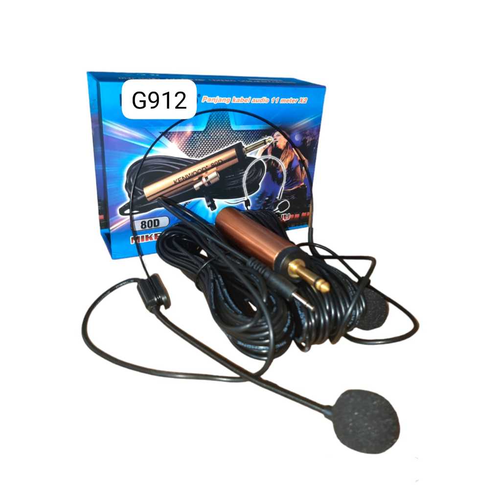 G912 MIC MIK MIX BANDO JEPIT CONDENSER MIKROPHONE MINI JEPIT BAJU LISTEN TO THE FUTURE HEADSET PROPE