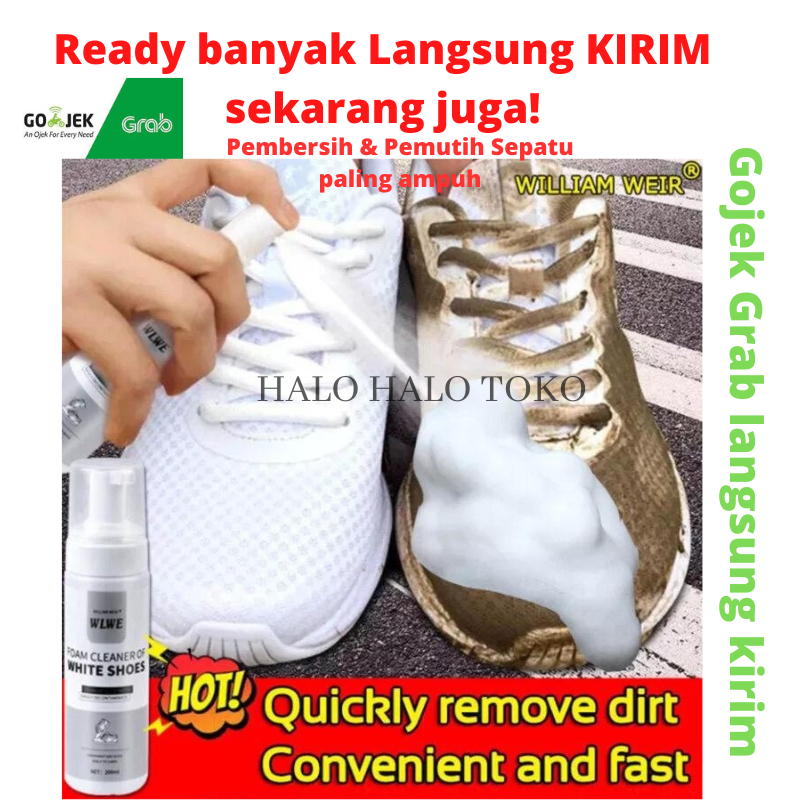 pembersih sepatu putih  pemutih sepatu untuk dekontaminasi, penghilangan noda kuning dan pemutih/pem