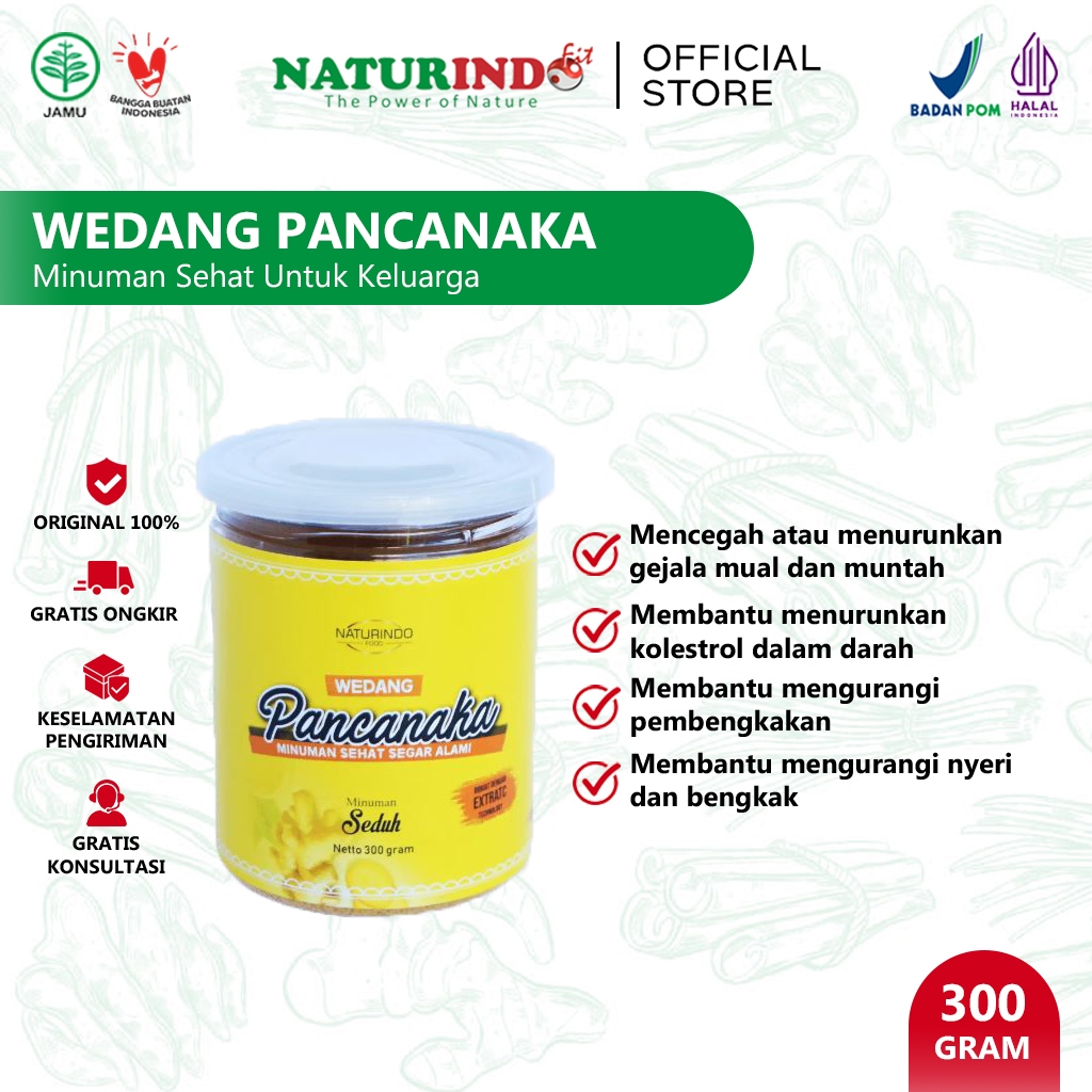 

NATURINDO FIT - Wedang Pancanaka (Minuman Sehat Untuk Keluarga) Naturindo
