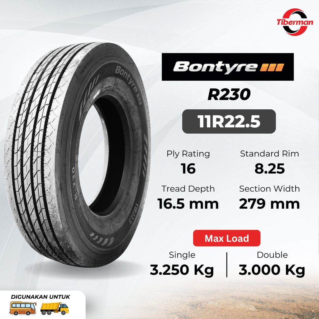 Ban Bontyre 11R22.5 R230 16PR