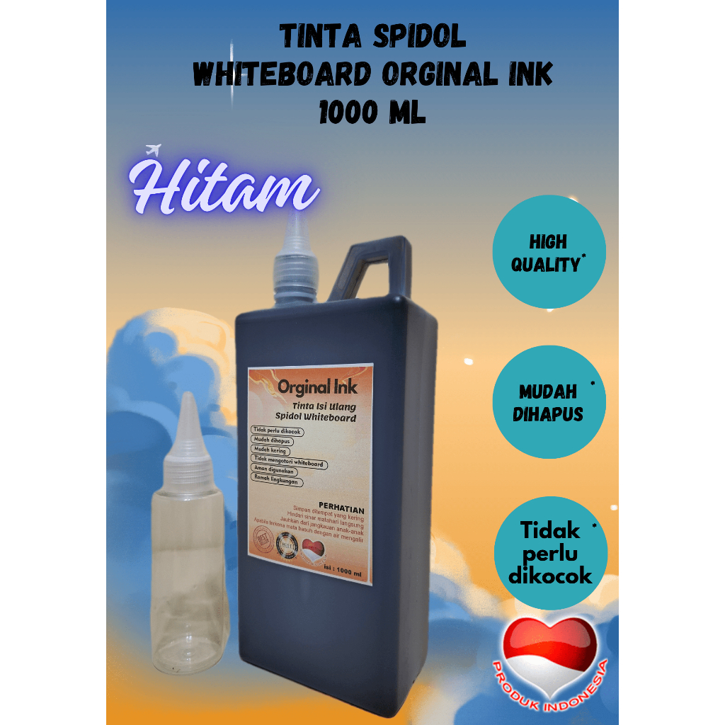 

Tinta Spidol Whiteboard Orginal Ink Tinta Isi Ulang Spidol Orginal Ink 1000ml