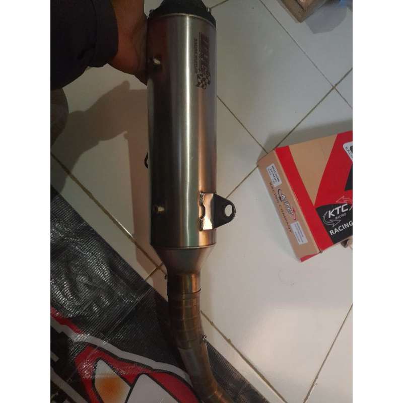 knalpot WRC kondoman Inlet 50mm nmax new / aerox new (SECOND)