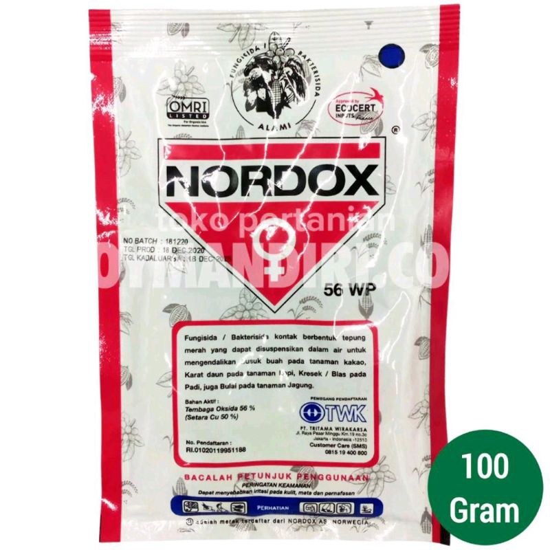FUNGISIDA NORDOX 56 WP 100 GRAM