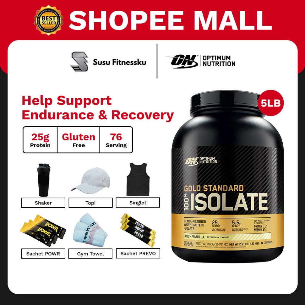 ON Whey Gold Standard Isolate 5 Lbs - Whey Protein Isolate
