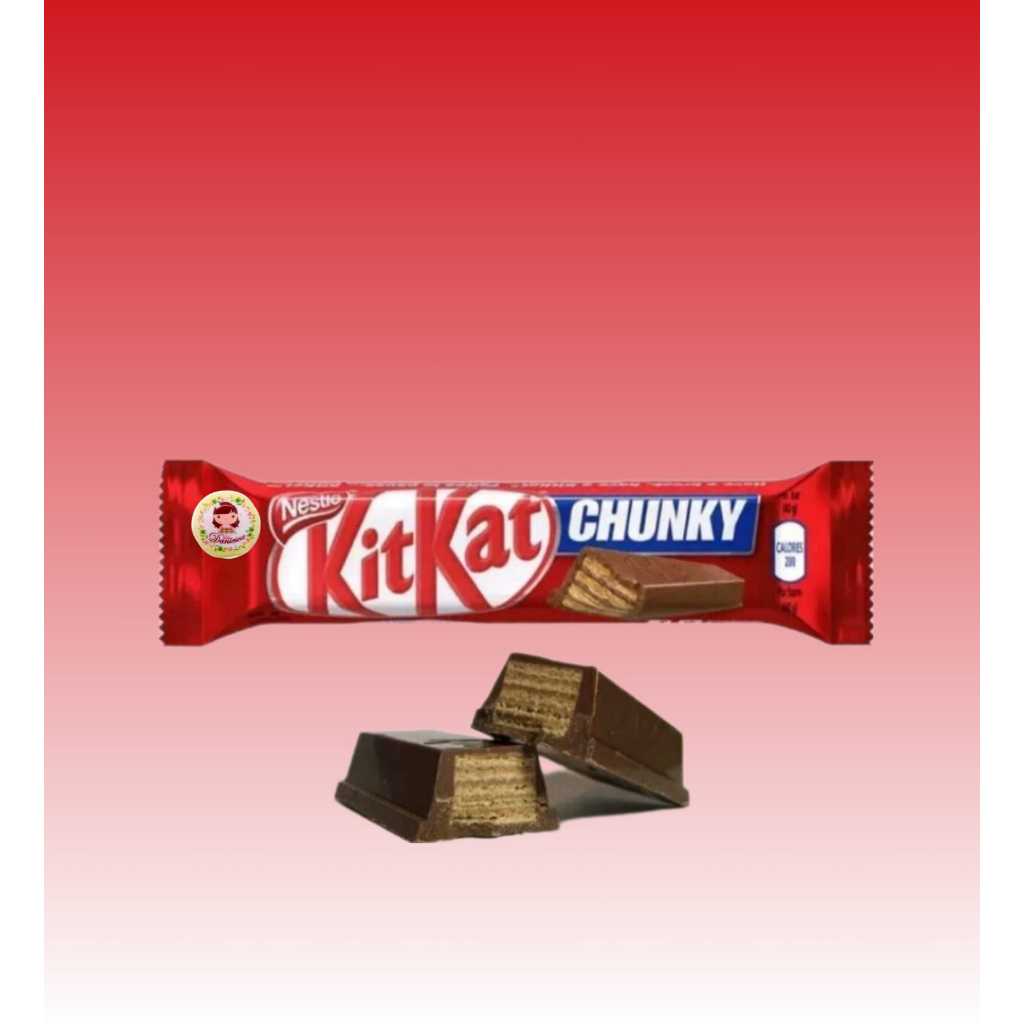 

.Eceran Nestle KitKat Chunky Milk Chocolate 38gr ( SCP )