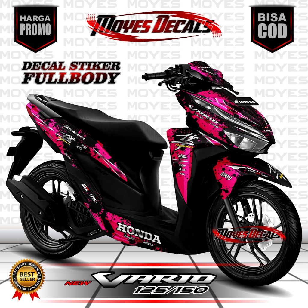 Decal Motor Vario 125/150 Keyles 2018-2019 - Stiker Motor Vario 125/150 Keyles 2018-2019 Fullbody Pr