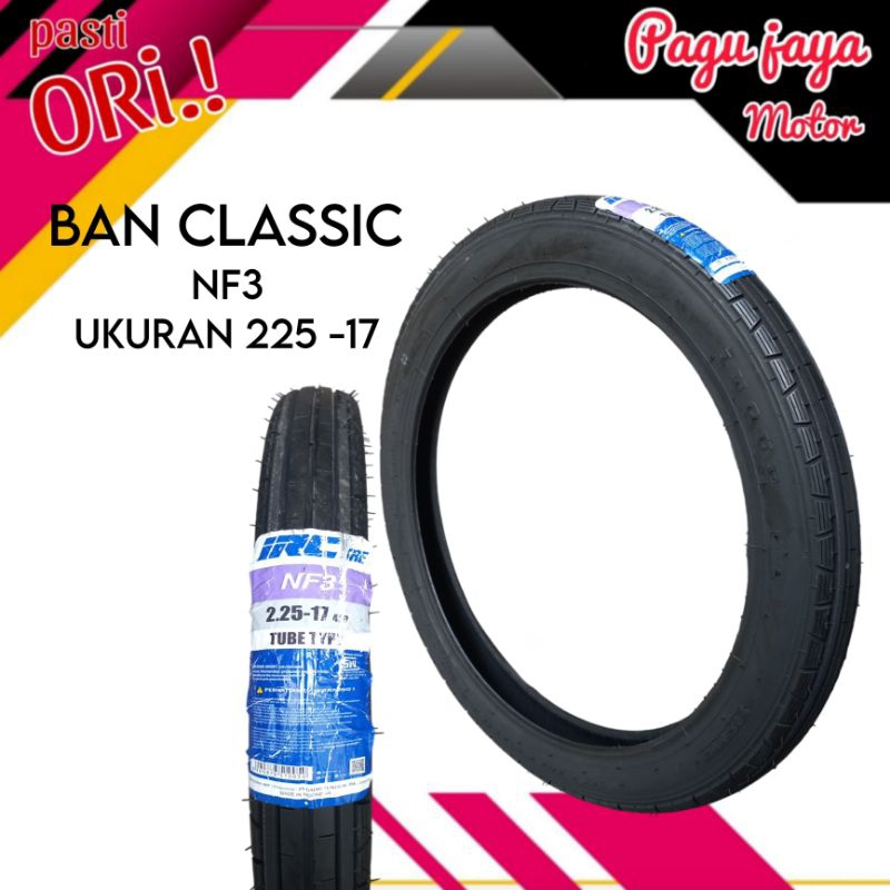 BAN LUAR DEPAN IRC 225 17 NF3 SALUR KLASIK HONDA C70 C700 C800 GRAND PRIMA IMPRESSA