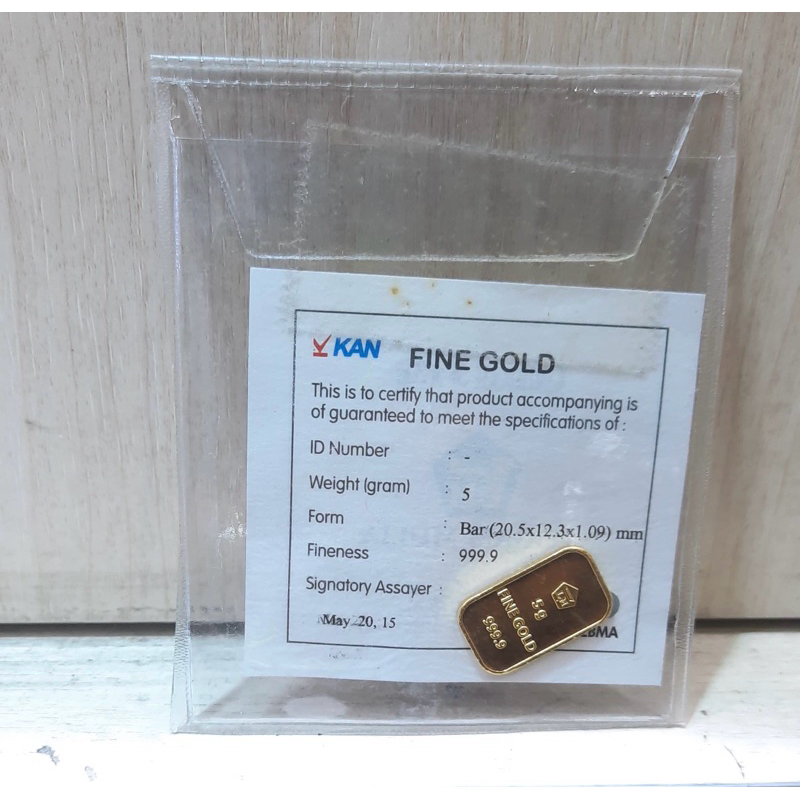 Logam mulia Antam 5 Gram Classic / Retro Portrait