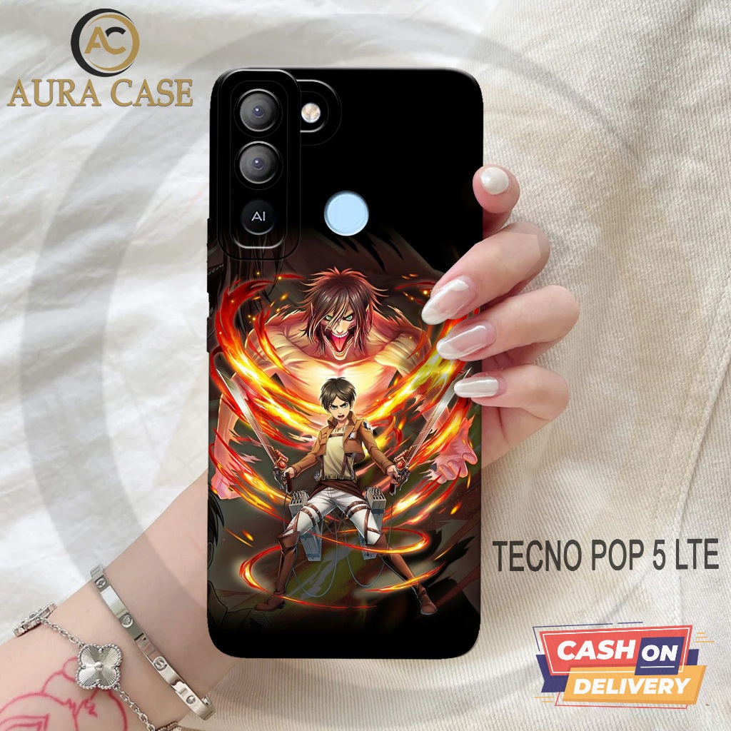 AURA CASE - Softcase TECNO POP 5 LTE - ANIME Case - Case TECNO POP 5 LTE - Casing Hp TECNO POP 5 LTE