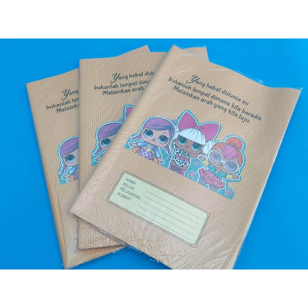 

Sampul Buku Coklat Gambar Karakter