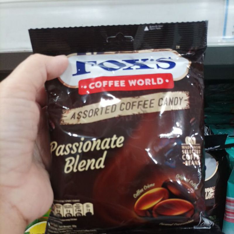 

HR fox's Passionete blend Permen kopi berat 90gr permen foxs kopi fox