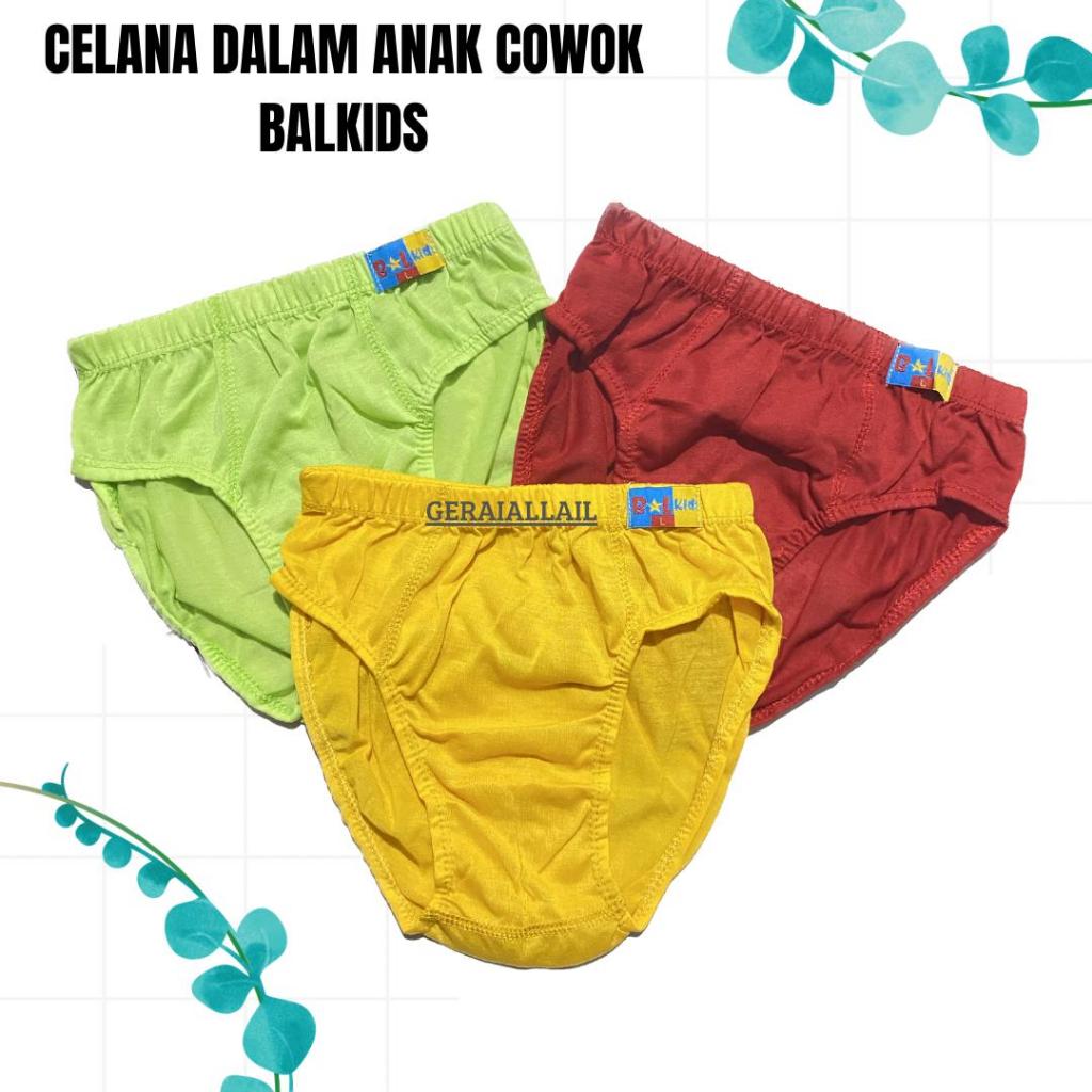 Celana Dalam Anak Cowok BALKIDS sempak polos royyan