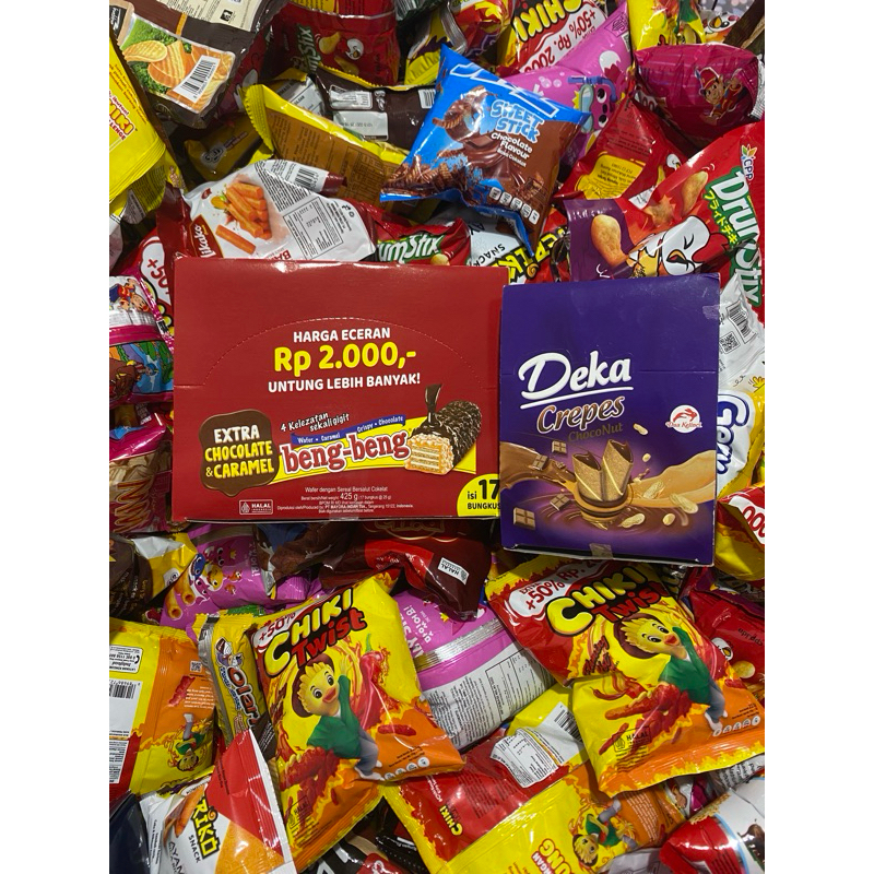 

PAKET SNACK SEROK BENG BENG (1 KALI SEROK + 1 PAK BENG BENG + 1 GRATISAN PILIH SENDIRI)