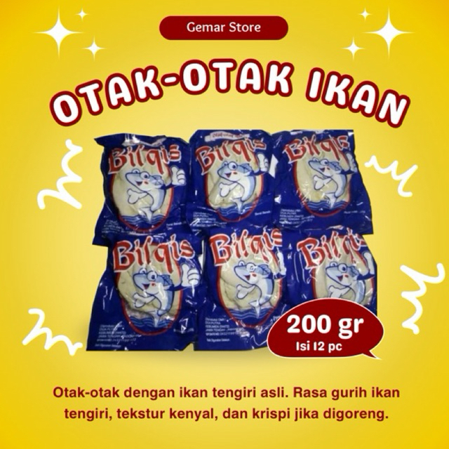 

[Terlaris]Otak Otak Ikan Premium Murah HALAL MUI |Otak Otak Bilqis