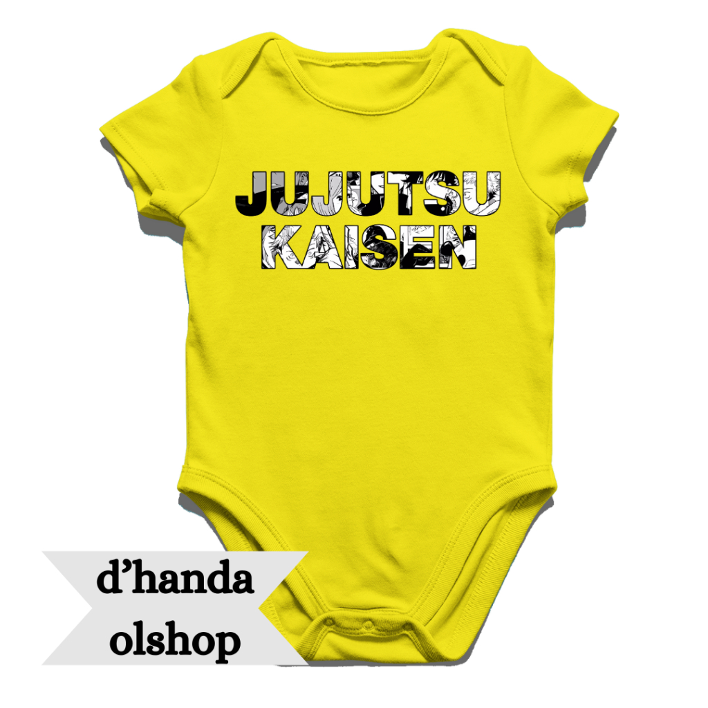 Jumper Bayi Anime Jujutsu Kaisen 7 | Jumper Baby | Jumpsuit Baby | Baby Romper | Bodysuit | New Born