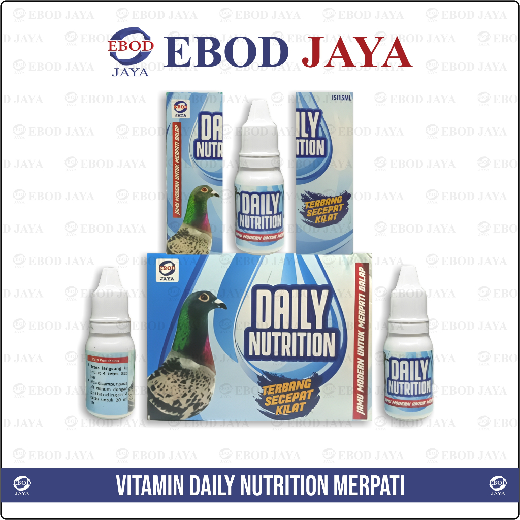 EBOD JAYA DAILY NUTRISI VITAMIN BURUNG MERPATI