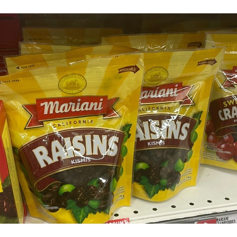 

mariani California raisins kismis 170gr