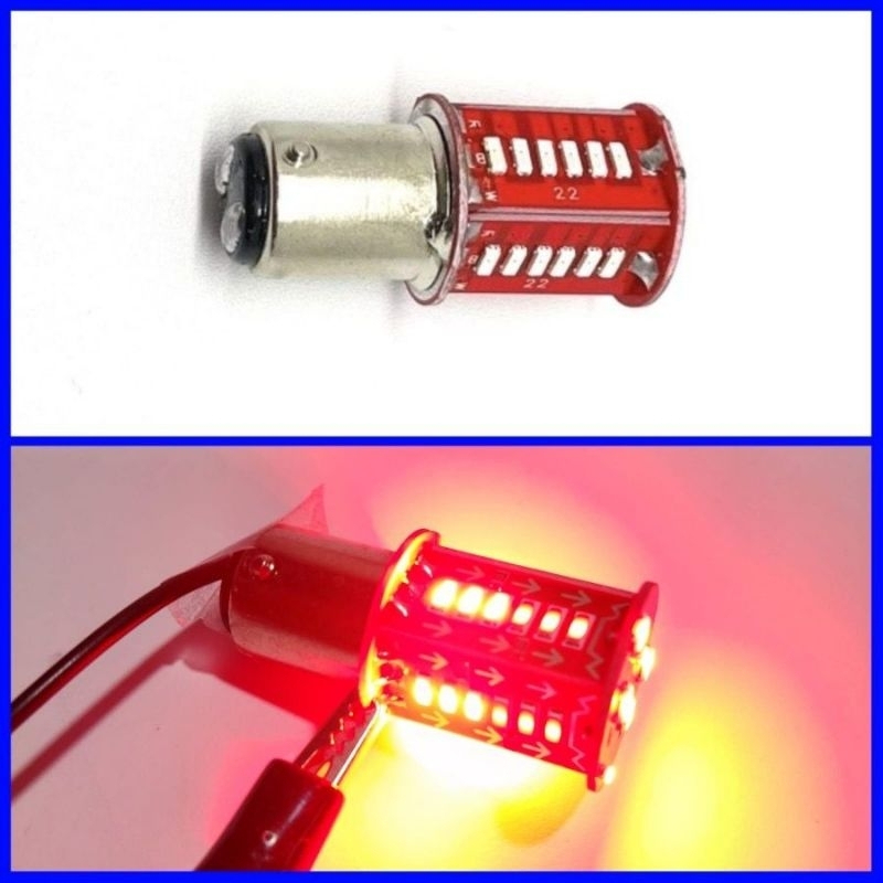 LAMPU STOP REM LED 30 MATA RUNNING waterfall belakang-stop rem-stoplamp-lamp brake belakang bay15d b