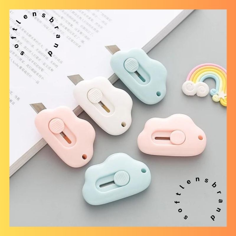 

[ COD ✅️ ] PISAU CUTTER MINI MOTIF AWAN LUCU | CUTTER KERTAS MINI | PISAU MINI | CUTTER MOTIF