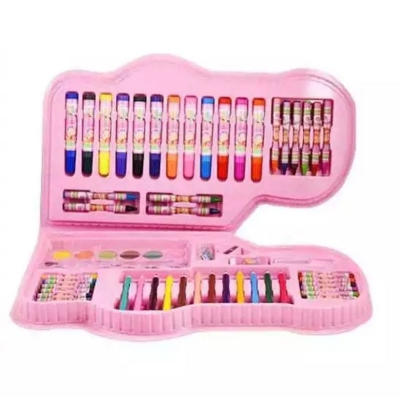 

CRAYON ART COLORING SET ISI 70 pcs /Alat mewarnai dan melukis anak/crayon anak