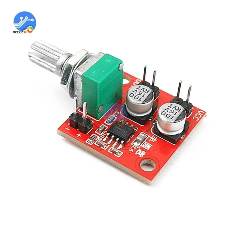 Module Microphone Mini MiC Pre Amplifier DC 5 - 12V LM386 Gain 20- 200