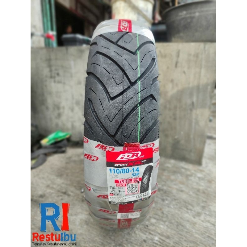 Ban Tubeles FDR Sport XR Evo 110/80-14 For Aerox