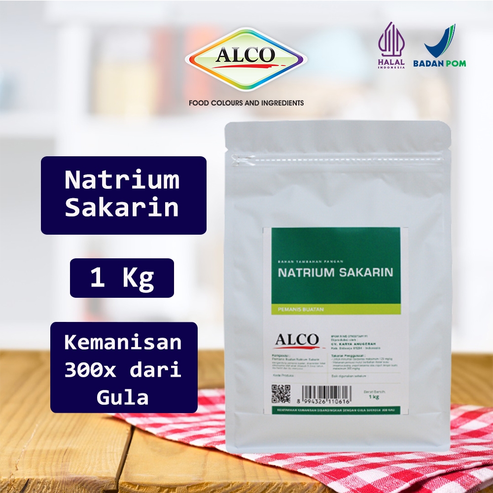 

Natirum Sakarin Sari Manis Pemanis ALCO 1 kg