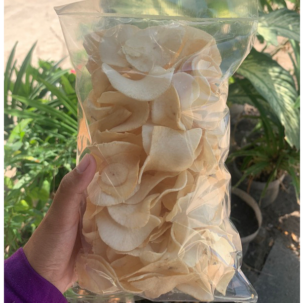 

[500GRAM] Keripik Singkong Putih Gurih - 1/2KG / Kripik Pohong Kiloan