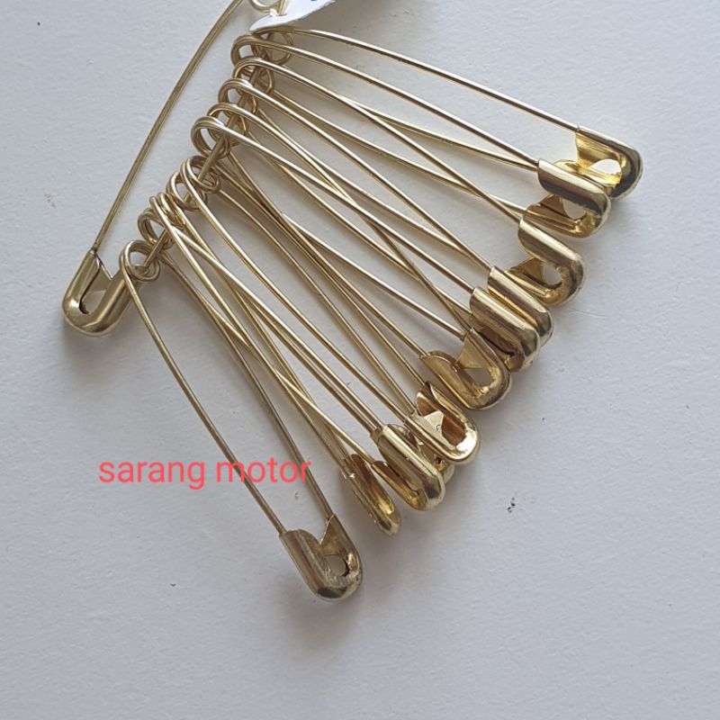 1 BOX Peniti SUN Warna  Emas / Safety Pins / Peniti Jilbab