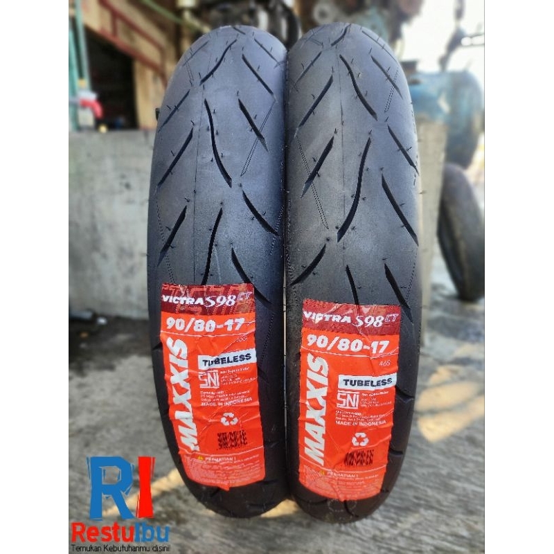 Ban Tubeles Maxxis Victra S98CT 90/80-17