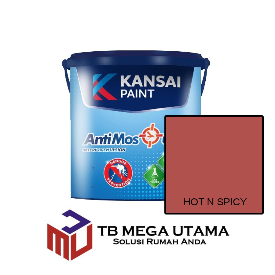 Kansai Paint Anti Mosquito Hot n Spicy 2,5 Liter | Cat Decorative Tembok Anti Nyamuk Interior