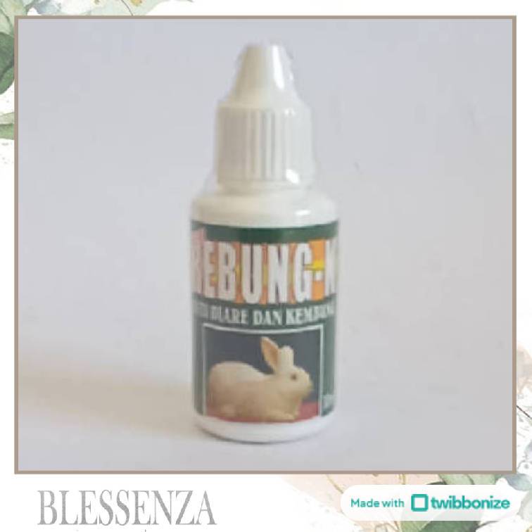 REBUNG K KELINCI 30ML - OBAT ANTI KEMBUNG SAKIT DIARE MENRET PADA KELINCI