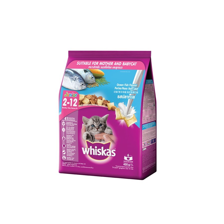 Whiskas 450 gr Junior 2 - 12 bulan
