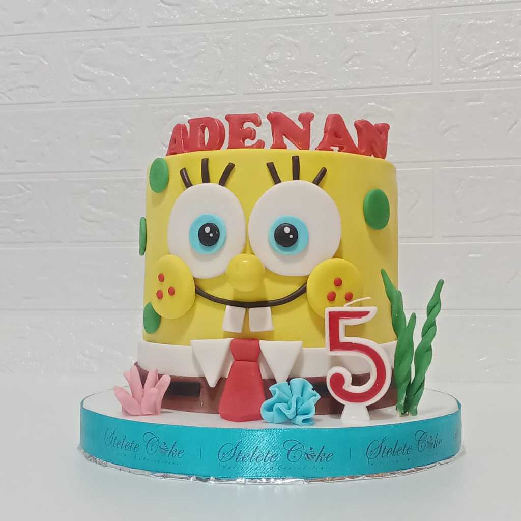 

Kue Ulang Tahun/Birthday Cake/Kue Ultah Custom/Kue Ulang Tahun tema Spongebob