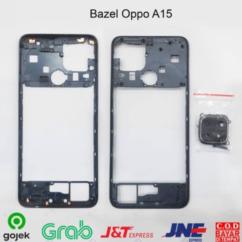 bezel oppo a15 original