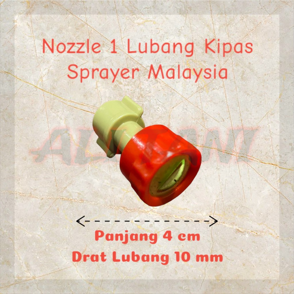 Nozzle Kipas MX-16 Sprayer cap JANGKAR MALAYSIA ORIGINAL Spuyer/Nozel 1 Lubang/Kipas