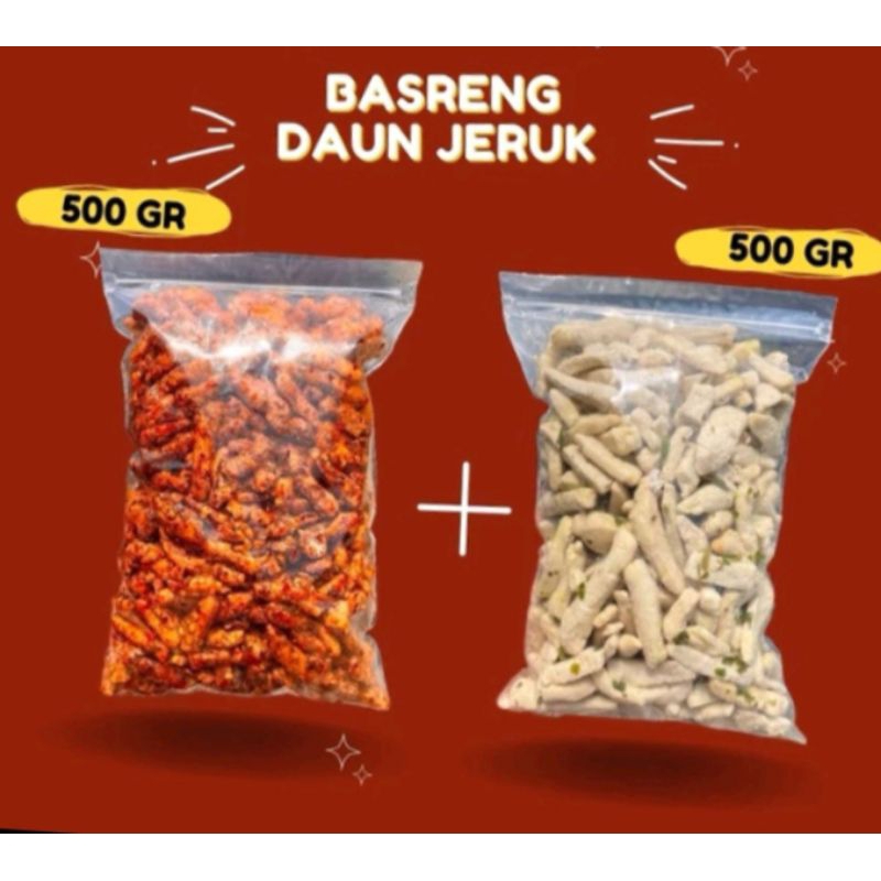 

Basreng Pedas Original Daun Jeruk Renyah 1Kg