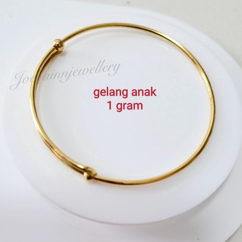 KODE U53K gelang bayi 1 gram emas muda