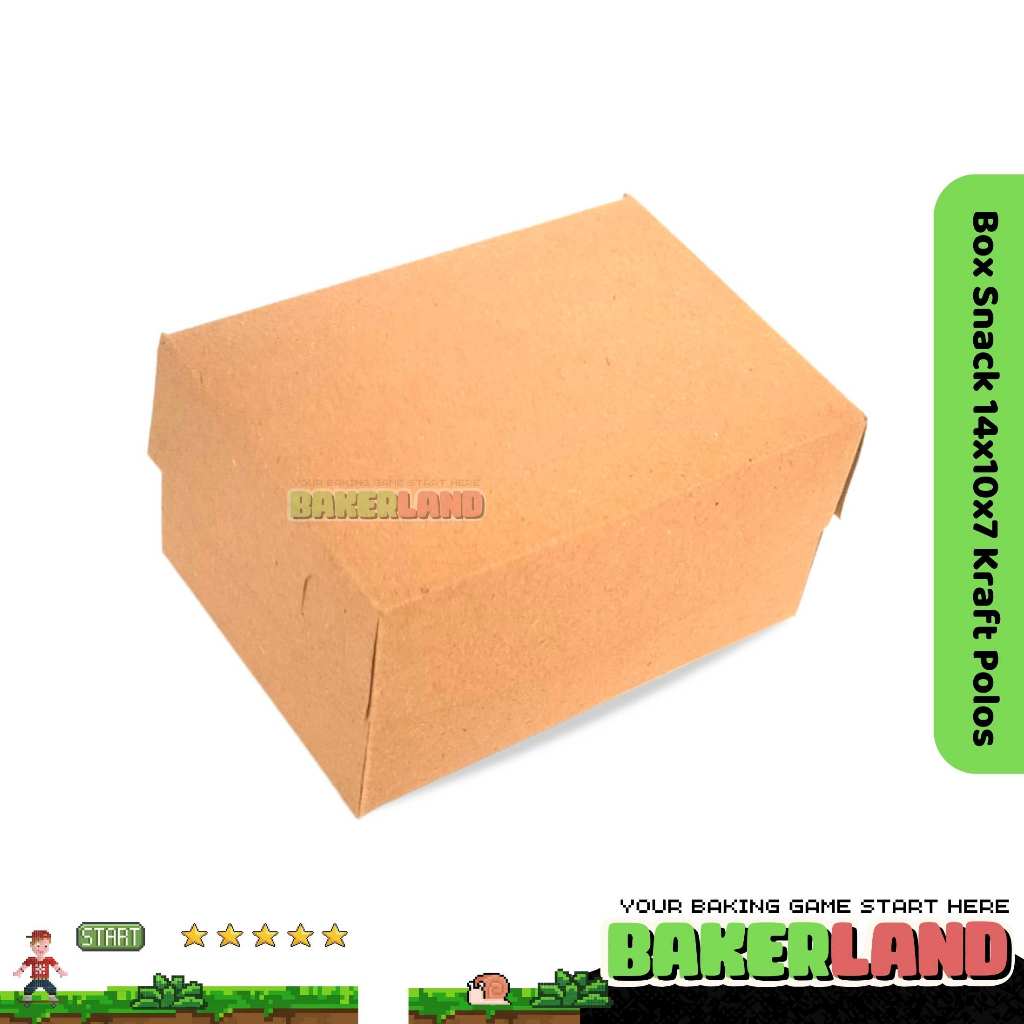 Dus Snack 14x10x7 / Dus Kue / Box Fried Chiken / Dus Fried Chicken / Kemasan Fried Chicken / Dus cem