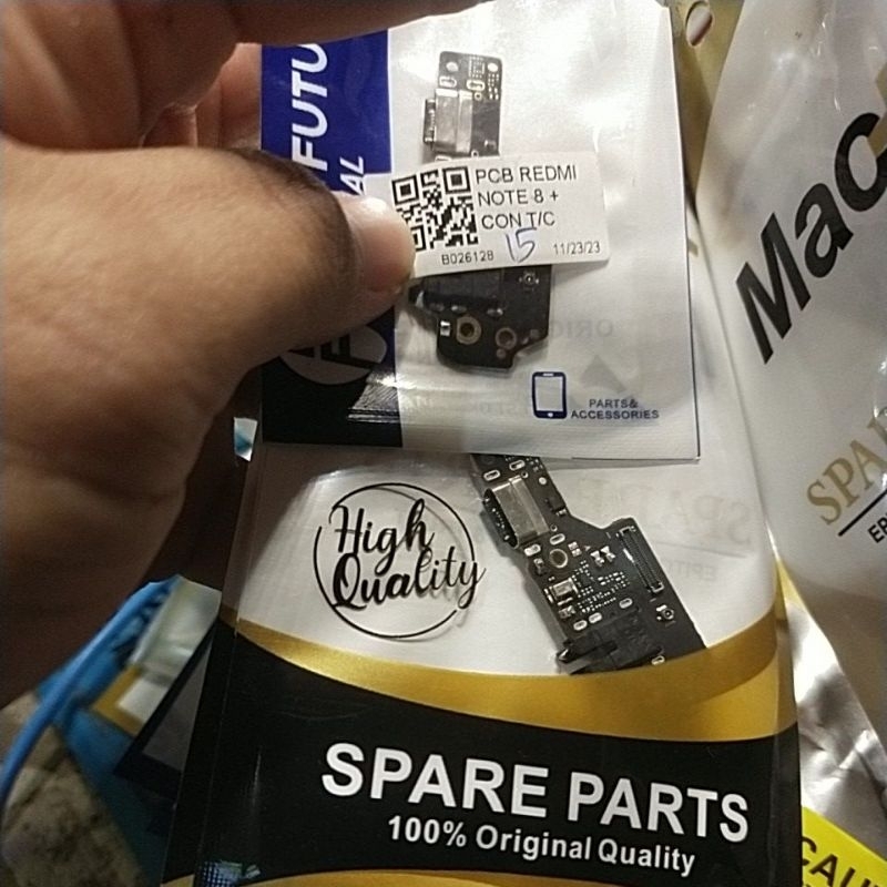 papan charger REDMI note 8 LF dan ori ic