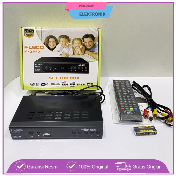 Set Top Box TV Digital SNI STB Fleco MXQ PRO Full HD 1080p STB TV Box
