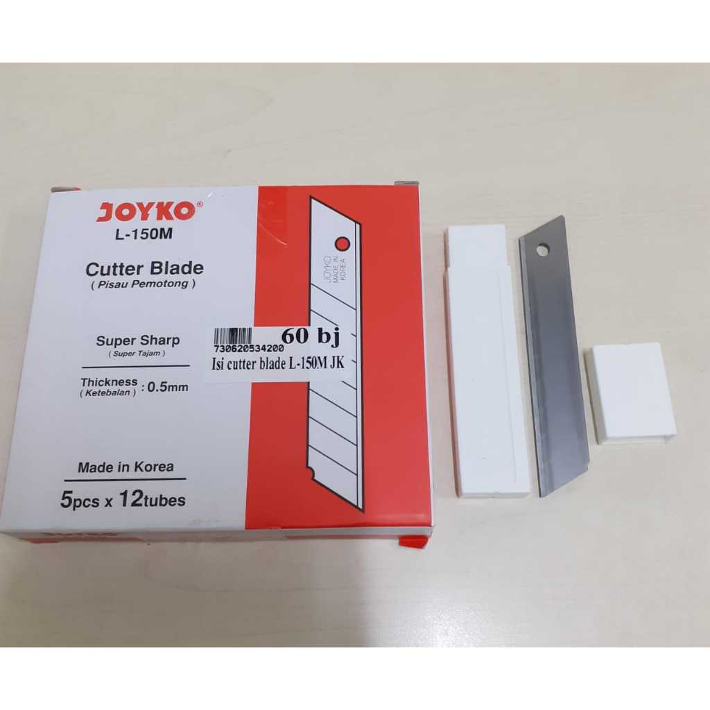 

Refill Isi Cutter Besar JOYKO L-150 / L 150 / L-150M (1 TUBE = 5 PCS)