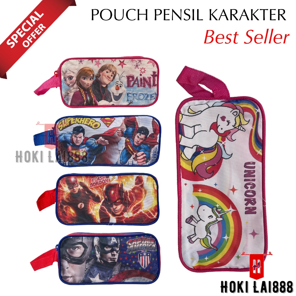 

HKL - ATK022 TEMPAT PENSIL ANAK KARAKTER / KOTAK PENSIL ANAK LUCU / KOTAK PENSIL BAHAN TEBAL / TEMPAT PENSIL DENGAN RESLETING / POUCH TEMPAT PENYIMPANAN PENSIL
