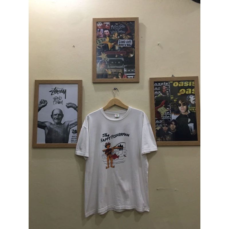 T-shirt Art The Fisher Man Porn Tee, Kaos lengan pendek, kaos pantai, kaos santai