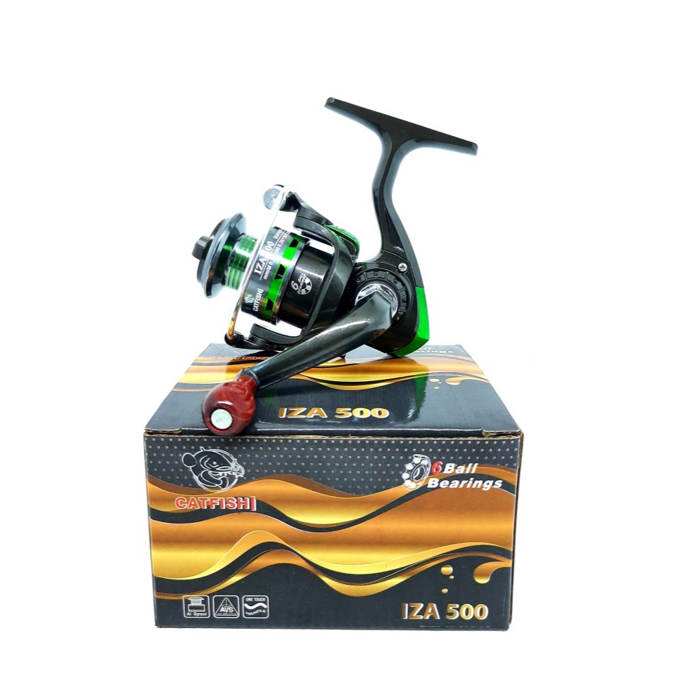 Reel Spinning MINI UL CATFISH IZA 500 Spool Metal Alumunium 6BB