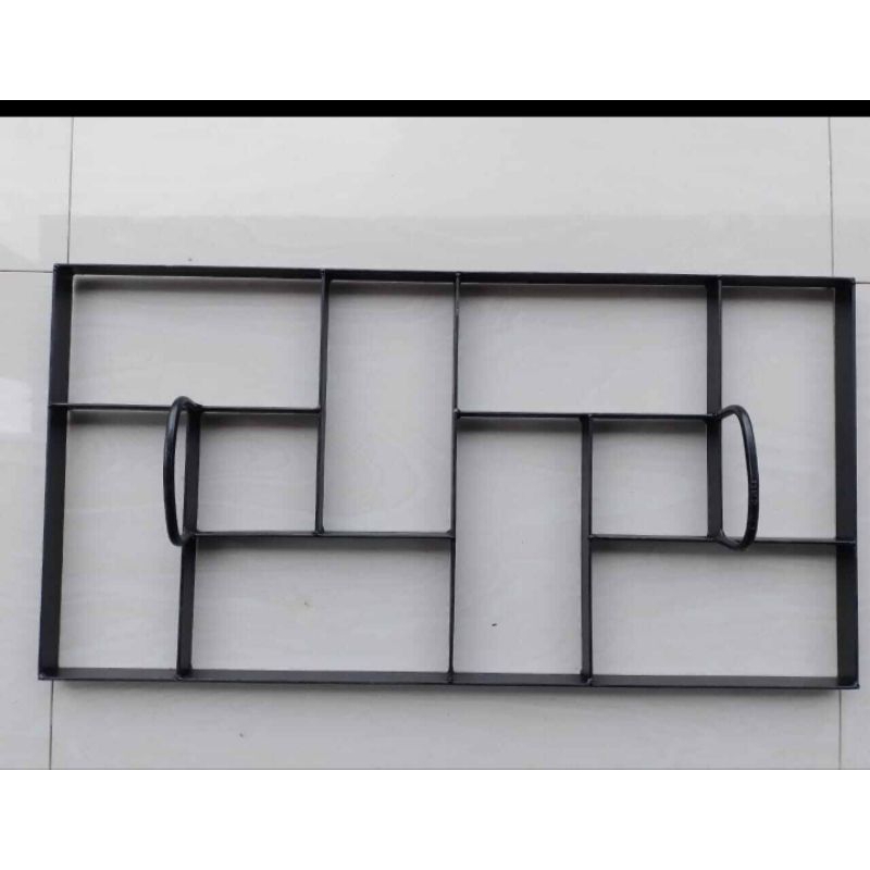 alat cetak motif paving blok