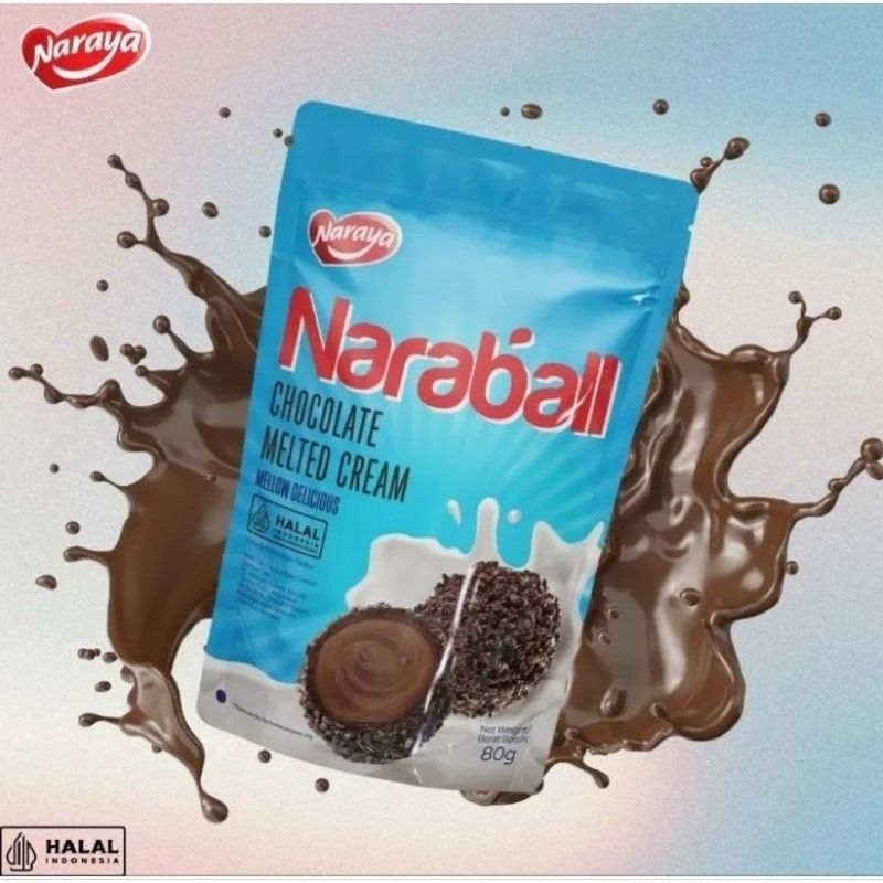 naraya naraball chocolate 80g - naraball cokelat pouch - naraball cokelat