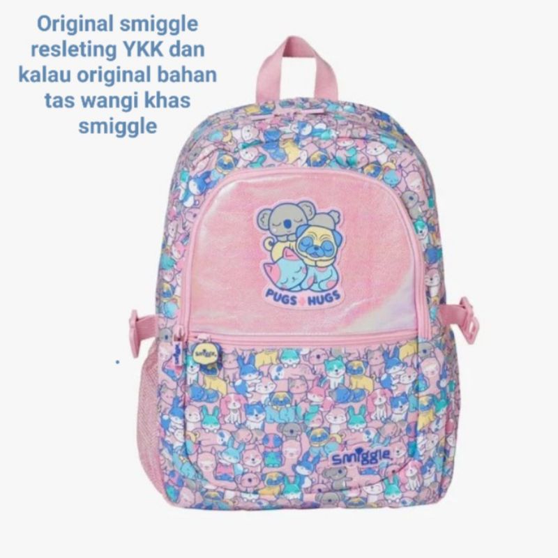 Smiggle Backpack Tas Sekolah Anak Perempuan  Smiggle Original 100 ℅ Resleting YKK